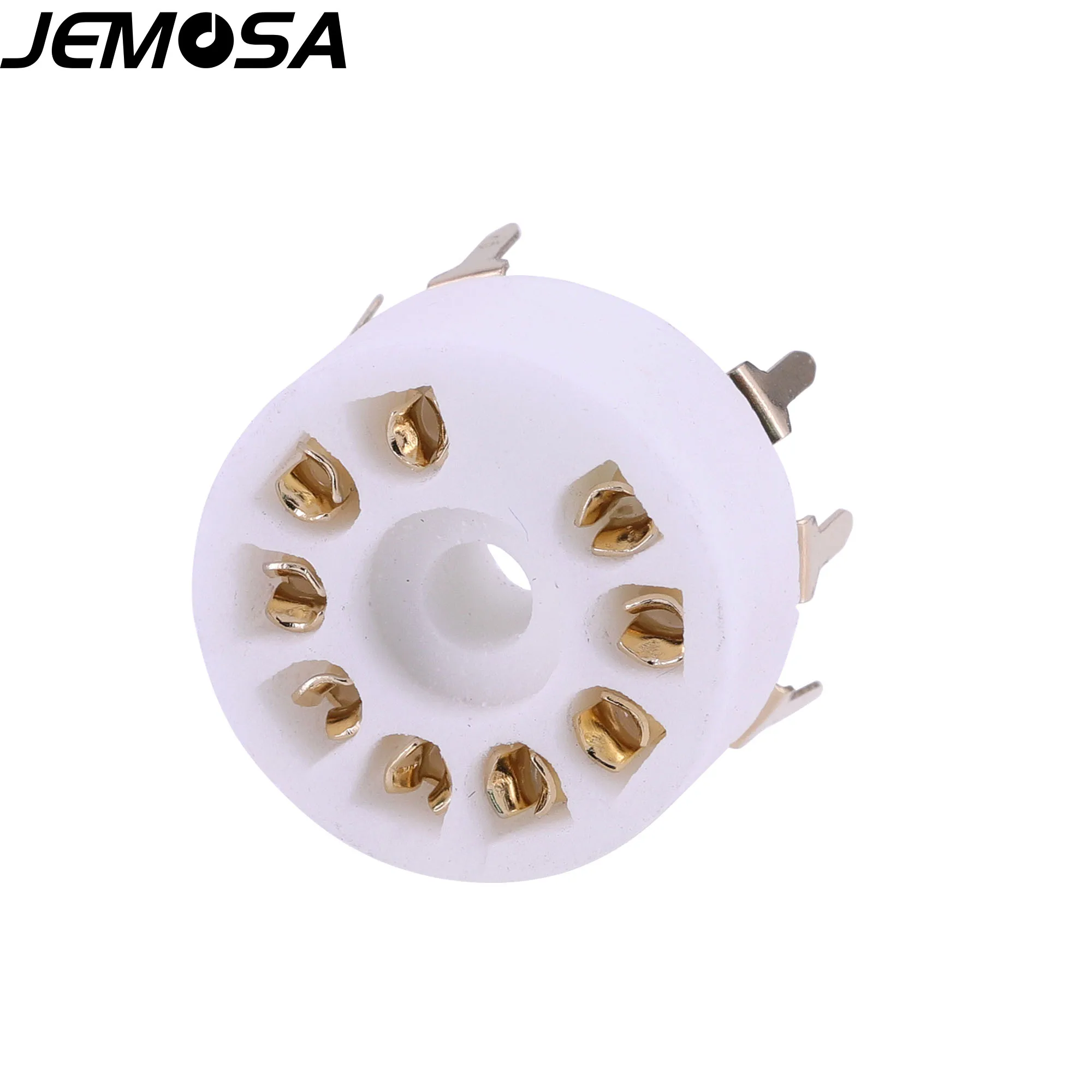 9Pin gniazdo do montażu PCB B9A ceramiczny zawór gniazdo dla 12AX7 12AU7 ECC82 5670 E88CC ECC83 wzmacniacz lampy elektronowej Audio w stylu Vintage