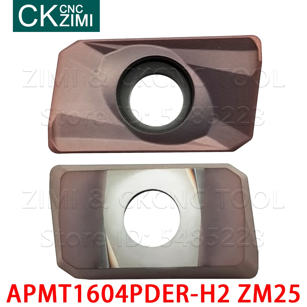 APMT1604PDER-H2 R0.8 Carbide Dạng Xay Dạng Indexable Lưỡi Dao CNC Ăn Xay Toos APMT 1604 PDER Cho Thép Không Gỉ