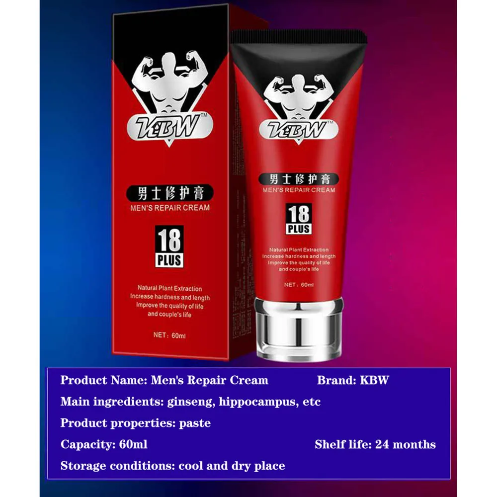 Penis Enlargement Man Repair Cream Increase XXXL Erection Products love Products for Men Aphrodisiac paste Plant extract 60ml