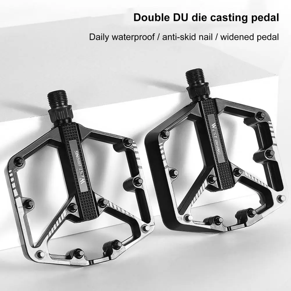 Cycling Pedals  Dust Proof   Strong Pedals With Anti Skid Nails  Bicycle Pedals Useful