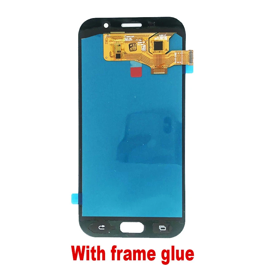 IMAZ 100% SUPER AMOLED LCD per Samsung Galaxy A720 A7 2017 A720F Display LCD Touch Screen Digitizer Assembly per A720M LCD