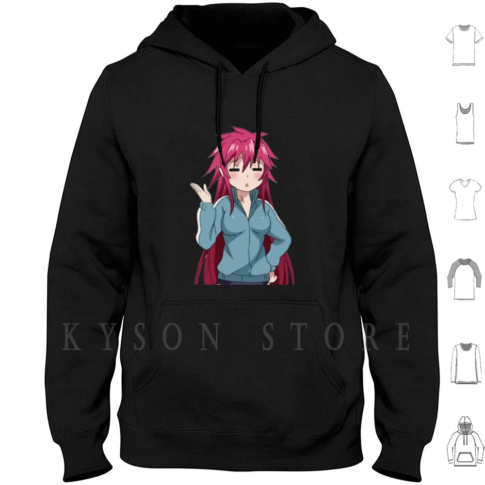 Itadaki Seieki Hoodie long sleeve Cotton Itadaki Seieki Hentai Waifu Memes The Office Jokes Animemes Loli Tsundere