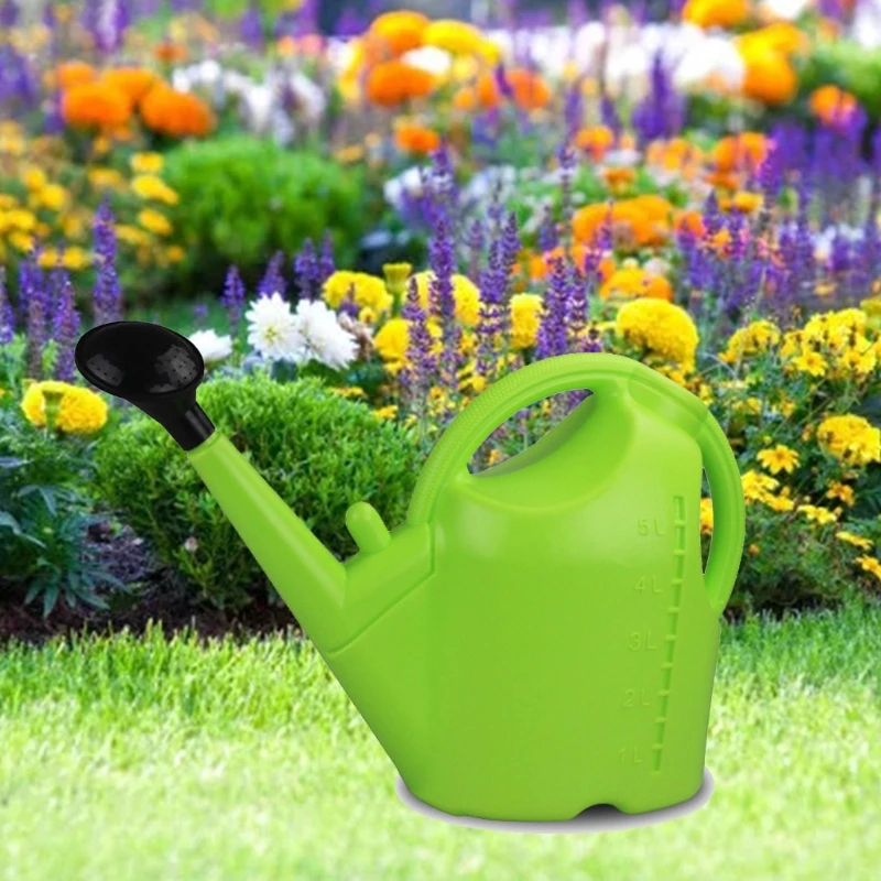 

Convenient Watering Can Long Spout Large Capacity Plastic Watering Can Kettle Injected Quickly Without Spraying