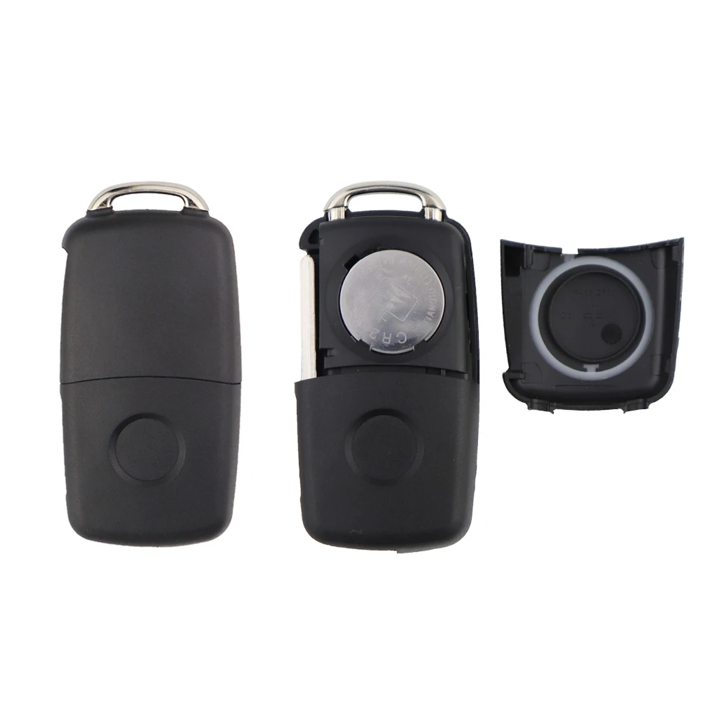 YIQIXIN For Volkswagen Vw Jetta Golf Passat Beetle Skoda Seat Polo B5 Flip Folding Remote Car Key 3 Button 5K0837202AD ID48 Chip