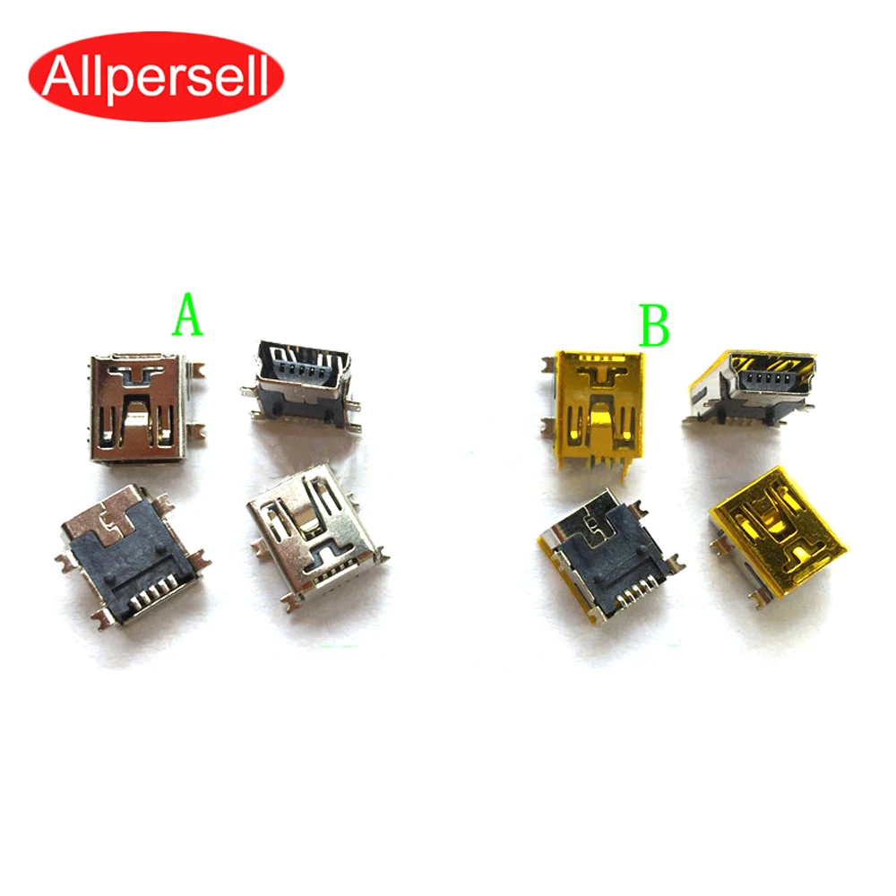 

USB connector interface mini usb 5p T-type interface socket port