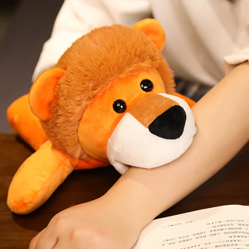 Cute Cartoon Animal Hand Puppet Plush Elephant Dog Lion Cow Monkey Puppet For Kids Adult Pretend Playing Dolls