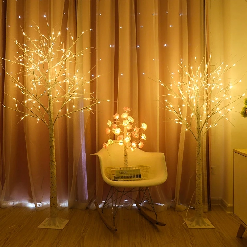 Tree Lighting Illuminated Tree Lights LED Christmas Simulation Tree Lamp Emulate The Branch Shape Lamp Home Holiday Decoration
