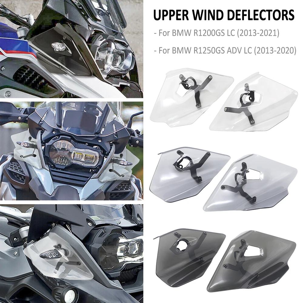 

R1200GS R1250GS Motorcycle Upper Turn Signal Side Wind Deflector Fairing Windshield Windscreen Handguard FOR BMW R1200 R1250 GS