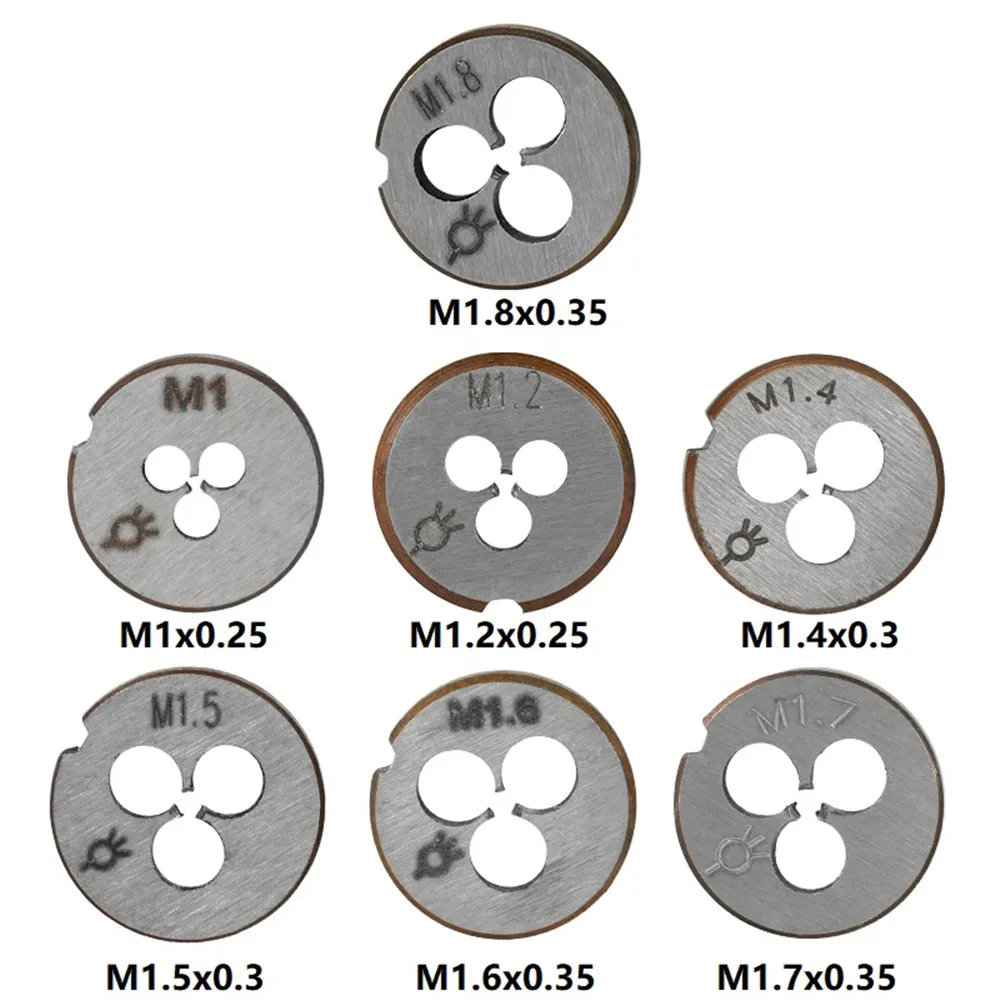 

Metric Line of Dies M1 M1.2 M1.4 M1.5 M1.6 M1.7 M1.8 Right Hand Threading Tools