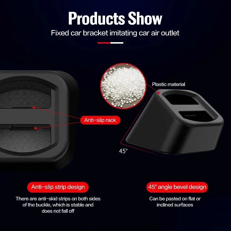 عالمي سيارة لاسلكية شاحن حامل قاعدة حامل لتابلوه السيارة حامل هاتف محمول للسيارة قوس منفذ الهواء كليب لتحديد المواقع مهد الملحقات