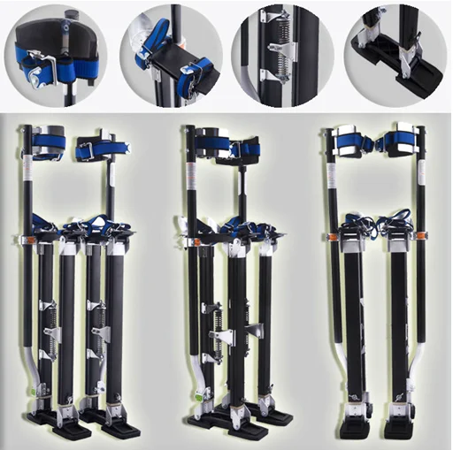 48-64 inch adjustable stilt ladder gypsum board aluminum alloy telescopic tripod decoration artifact