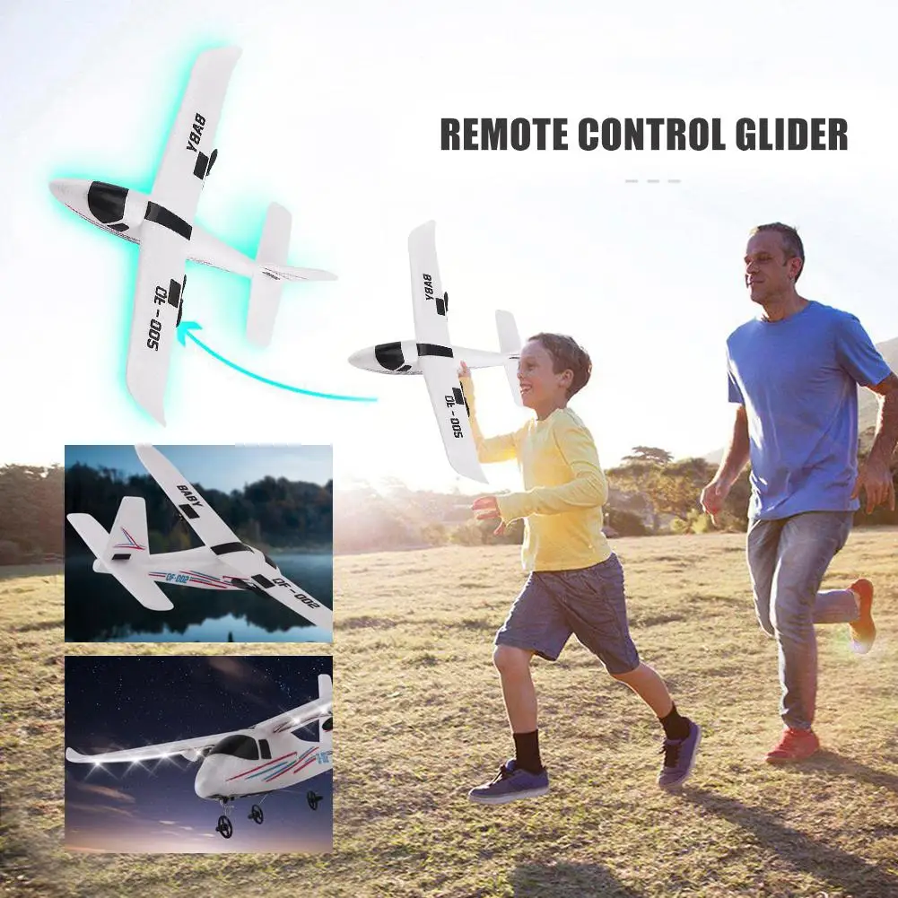 Remote Control Glider RC Drone Durable Impact-resistant Remote Glider Quadcopter Remote Control Aircraft