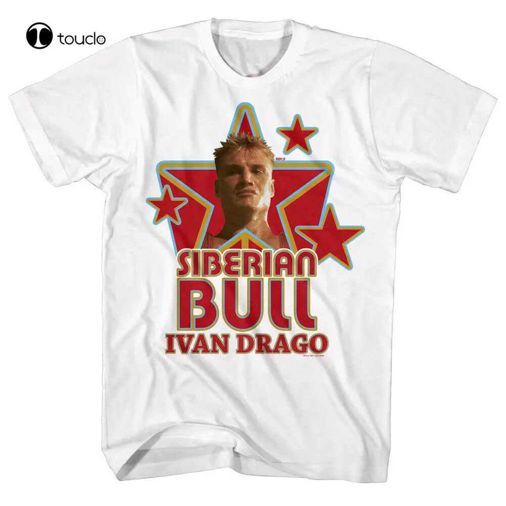 Ivan Drago Siberian Bull Men'S T Shirt Dolph Lundgren Soviet Boxing Tee Shirt