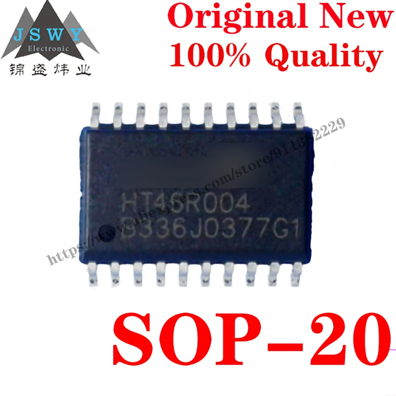 10~100 PCS HT46R004 SOP-20 Semiconductor A/D 8-bit OTP MCU IC Chip with for module arduino Free Shipping HT46R004