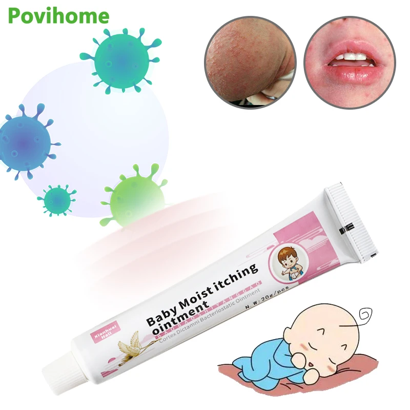 

1pcs Baby Care Anti-bacterial Cream Soothes Eczema Pruritus Dermatitis Ointment Diaper Rash Relief of Itching Medical Plaster