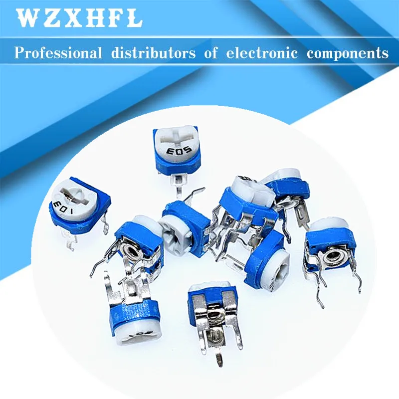 13values*5pcs=65pcs Trimming Potentiometer RM-065 top adjustment 100R-1M RM065 Variable Resistors Assorted Kit 100R 200R 1K 10K