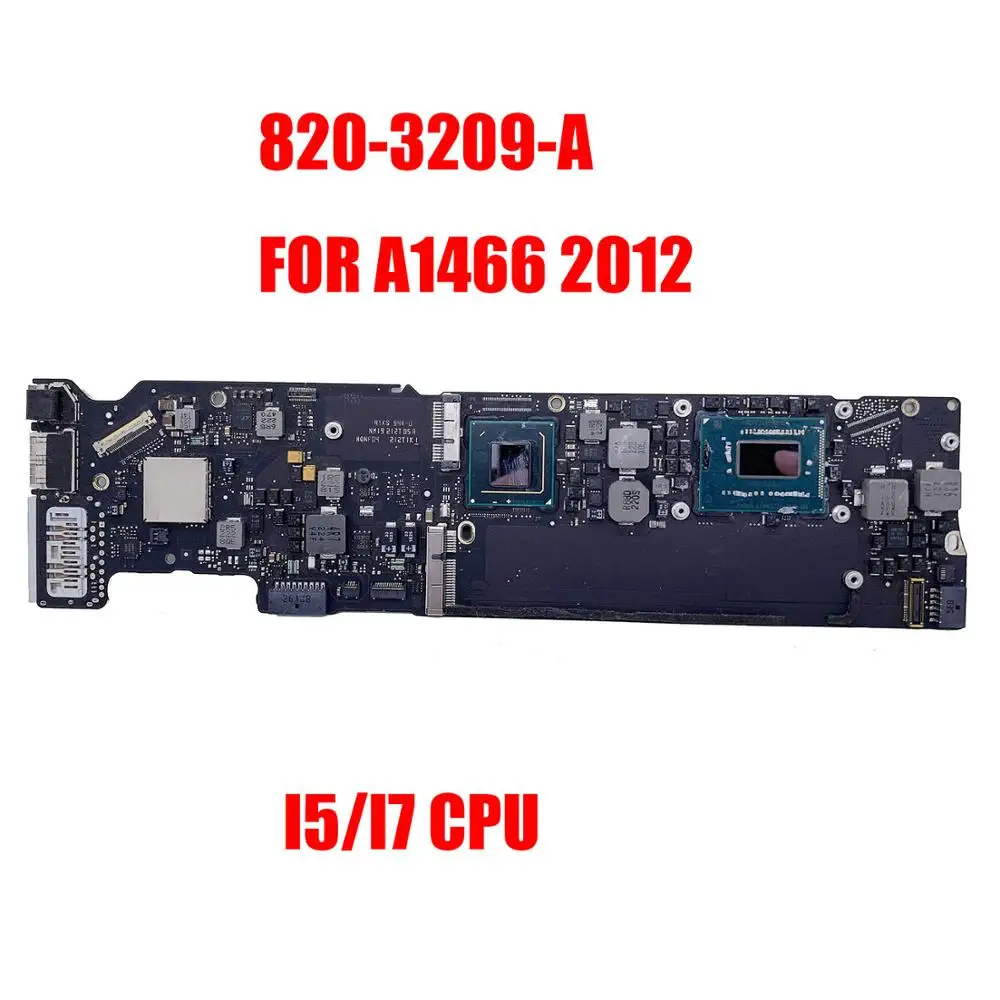 A1466 2012 820-3209-A Laptop Motherboard For  Macbook Air A1466 2012 Original Mainboard 4GB/8GB RAM I5/I7 CPU