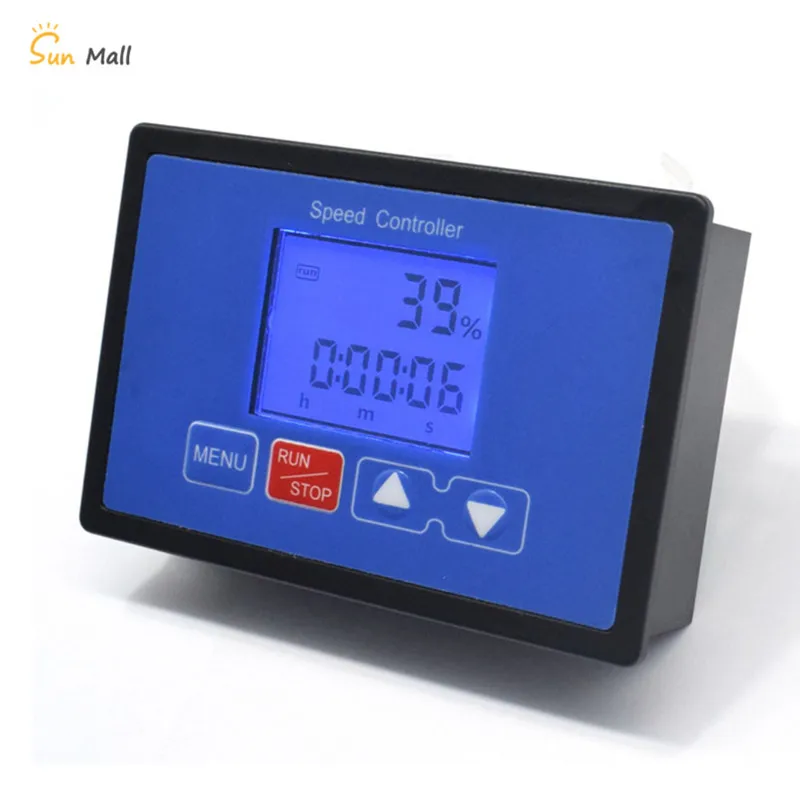 30A PWM DC motor speed controller Smart LCD display meter Digital display tachometer
