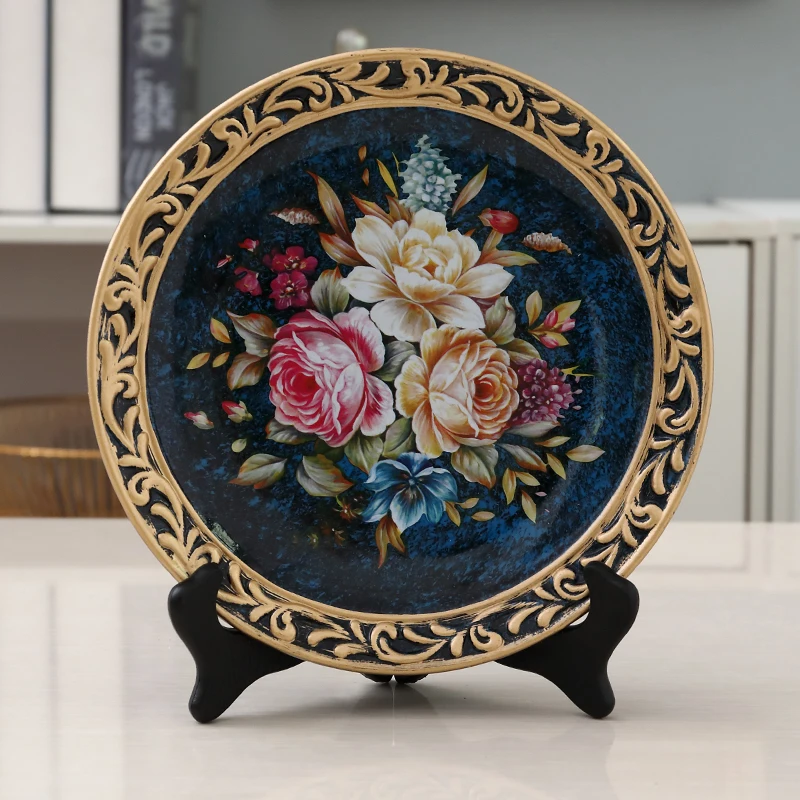 Ceramic Decorative Wobble Plate Arrangement, Living Room Entrance Ornaments, Home Decorations, 20cm, W3747