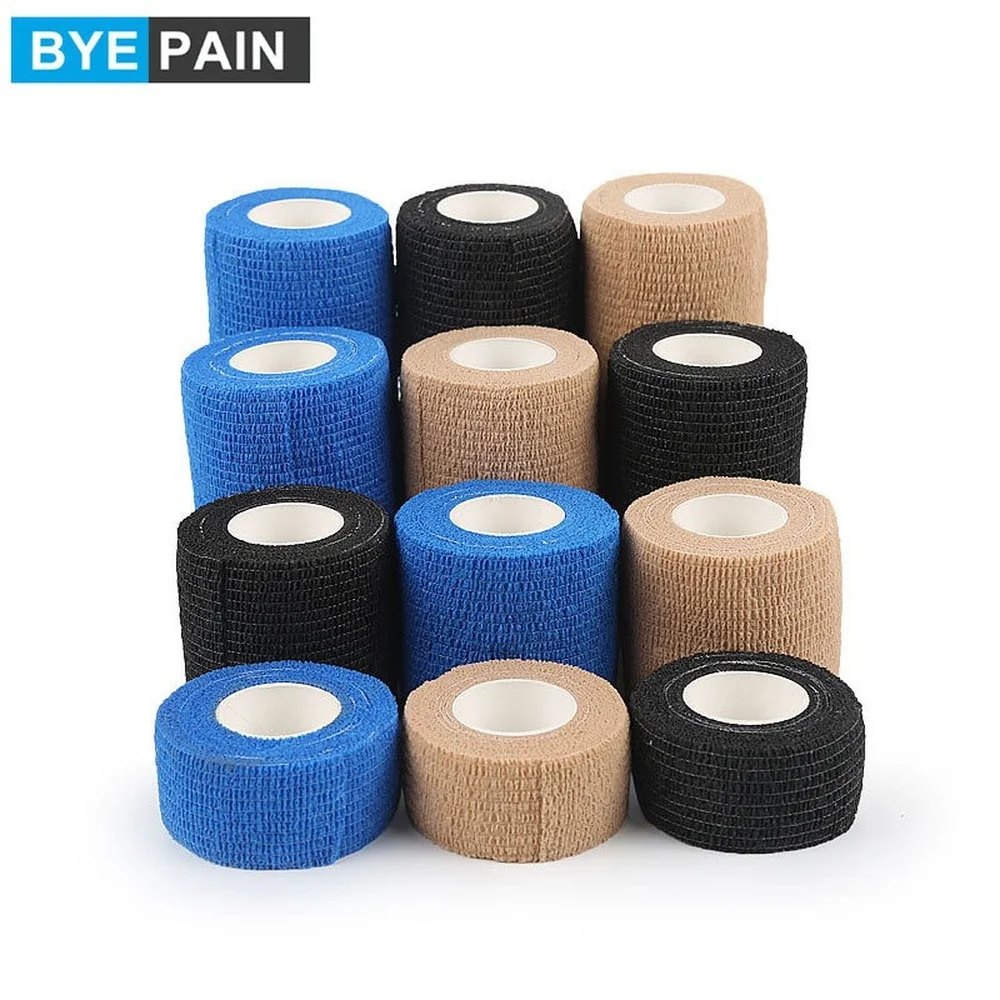 1Pcs Self Adhesive Elastic Bandage Wrap Tape Waterproof Bandage for Knee Ankle Sprains & Swelling, Wrist, Finger, Shoulder, Body