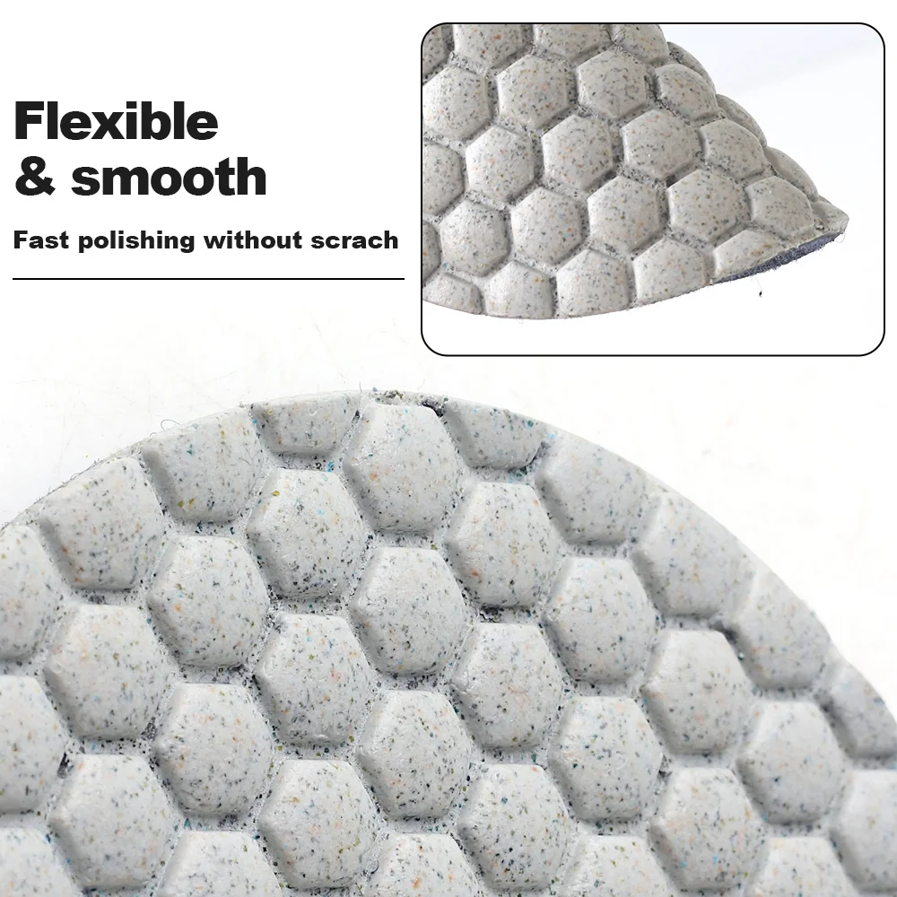 Thickness 2.0mm diameter 100mm 4 inch grit 30# diamond polishing pads dry use for granite and marble