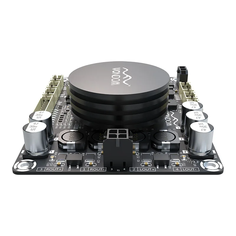 WONDOM 2x50 W 4Ω فئة D مضخم الصوت مجلس ستيريو أمبير وحدة ث بلوتوث Ver5.0 & DSP - JAB2v2 للمنزل المتكلم DIY