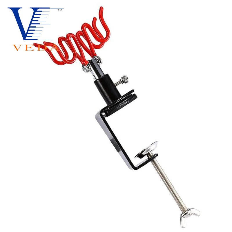 Imagem -05 - Suporte Fixador para Airbrush Suporte com Apoios para Airbrush Hobby Pistola de Pulverização Bancada de Mesa Acessórios de Ferramenta de Airbrush