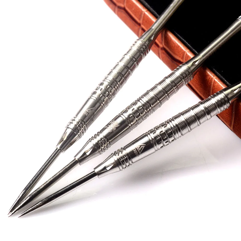 CUESOUL Fighting-Soul 95% Tungsten Conversation Steel Tips Darts With Dart Sharpener,Dart Flight,Dart Shaft-18 Gram