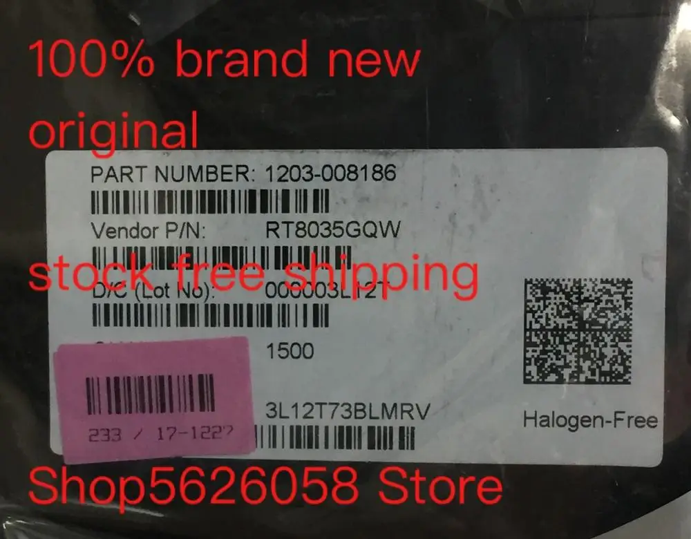 5PCS/LOT RT8035GQW QFN 100% new original freeshipping stock