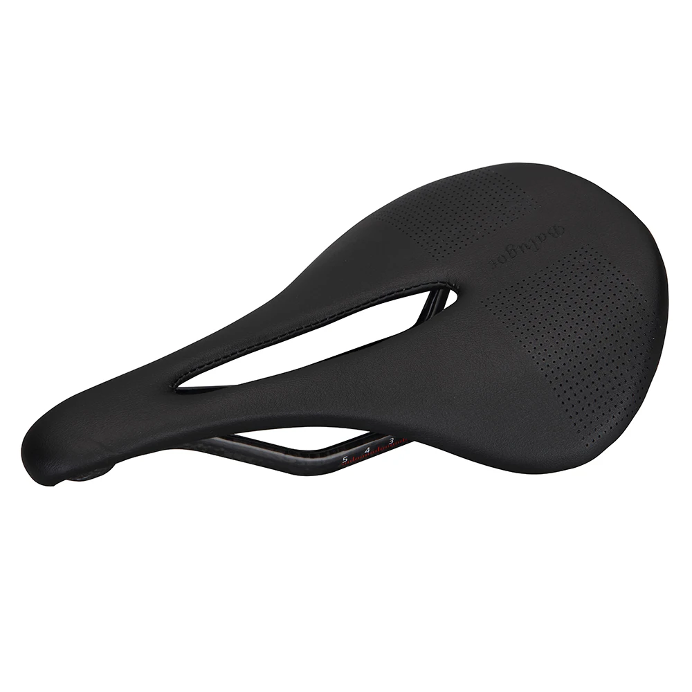 Der neue BALUGOE Carbon + Leder Rennrad Sattel MTB Fahrrad Sättel Mountainbike Racing Sattel PU Atmungsaktive Weiche Sitzkissen – Detail 5