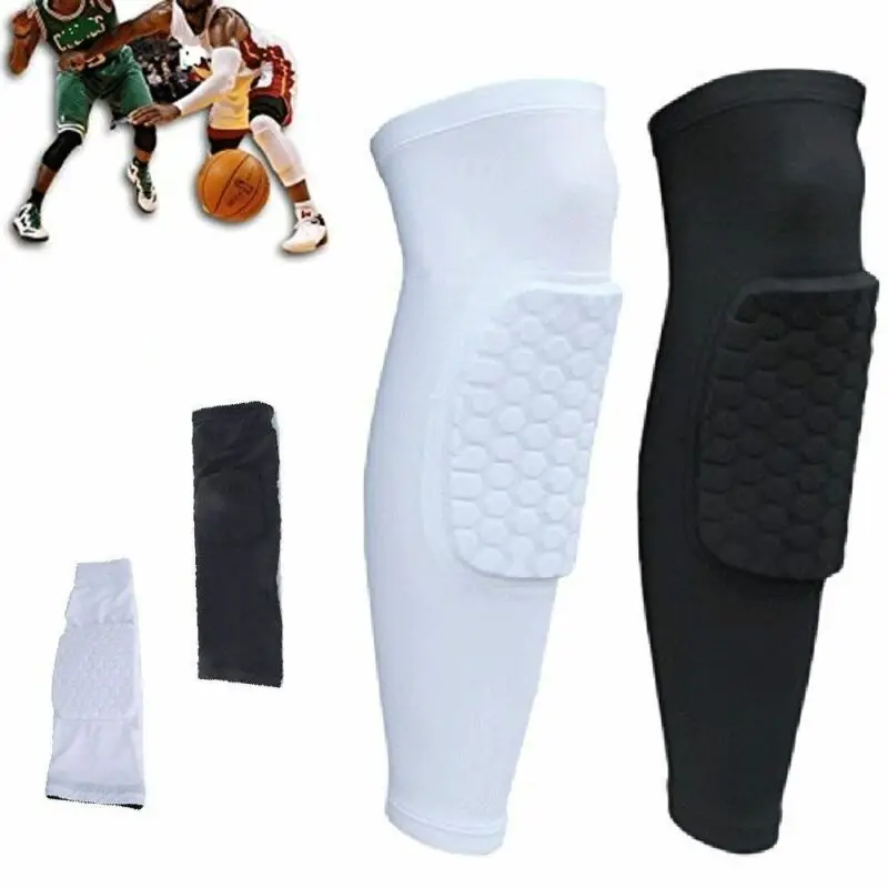 Breathable Sports Knee Support Brace Pad Leg Knee Protector Football Honeycomb Pad Crashproof Antislip Basketball