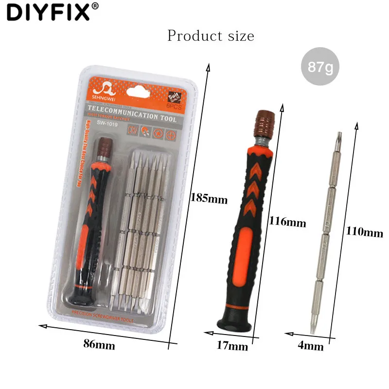 ครัวเรือนบิตไขควงชุดสำหรับโทรศัพท์มือถือแท็บเล็ตคอมพิวเตอร์ Disassembly RepairTool