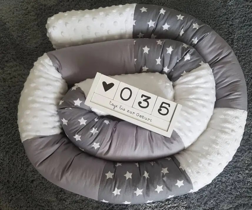 Baby Bumper Bed Braid Knot Pillow Cushion Surrounded for Infant Bebe Crib Protector Cot Bumper Room Decor Boy Girl Bed Around