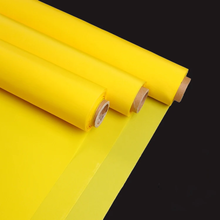 5M Length Yellow Screen Printing Mesh 300M/120T Count Width 165cm(63\