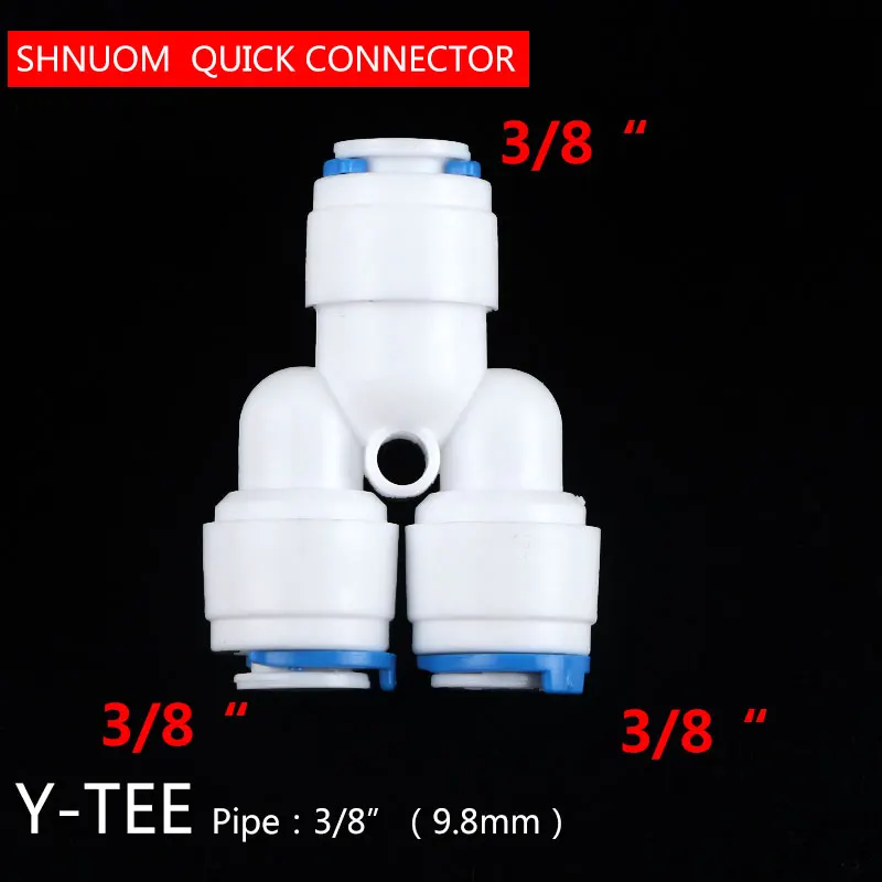 Commonly Used Water Purifier Accessories Variable Diameter Pure Water Machine 2 Points 3 Points Quick Connect Three-way Quick Plug Conversion Head 232 Quick Connector