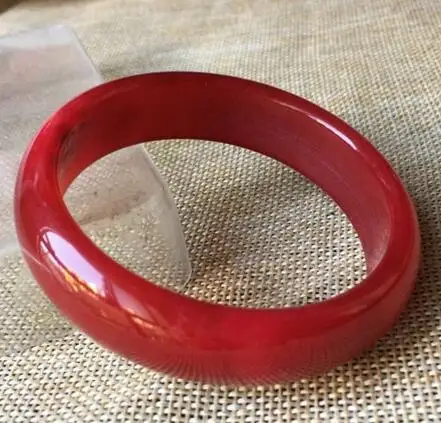 

Genuine 100% Natural Red Xiu Jade Bangle Bracelet Handmad