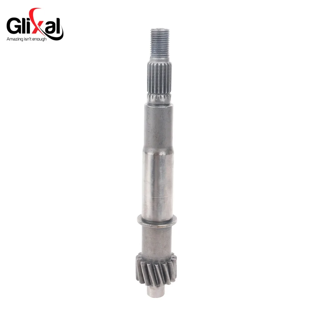 Glixal GY6 125cc 150cc 174mm Clutch Output Drive Shaft for 152QMI 157QMJ 4-Stroke Chinese Scooter Moped ATV Go-Kart