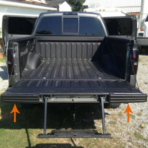 Imagen 2 del producto Tapa de moldura de puerta trasera negra, 2 uds., para Ford F-150 2009-2014, plástico ABS listo para pintar