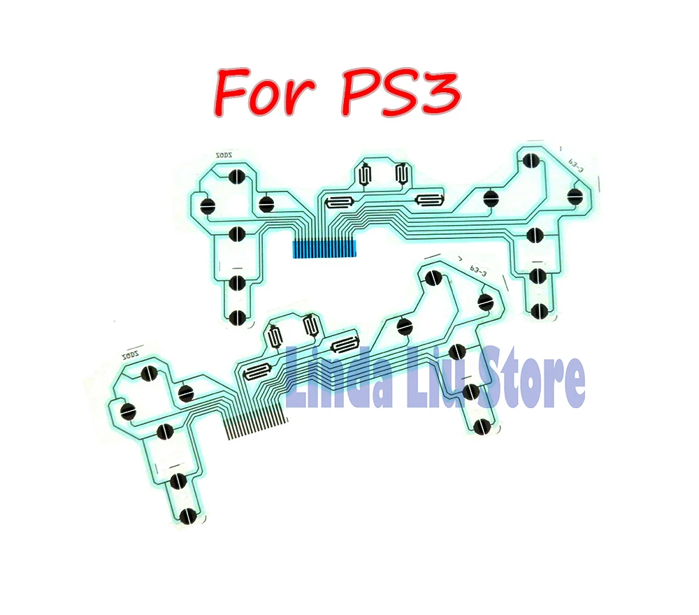 200pcs For PS3 Playstations 3 Controller P3-3 Vibration Conductive Film Controller Ribbon Circuit Board