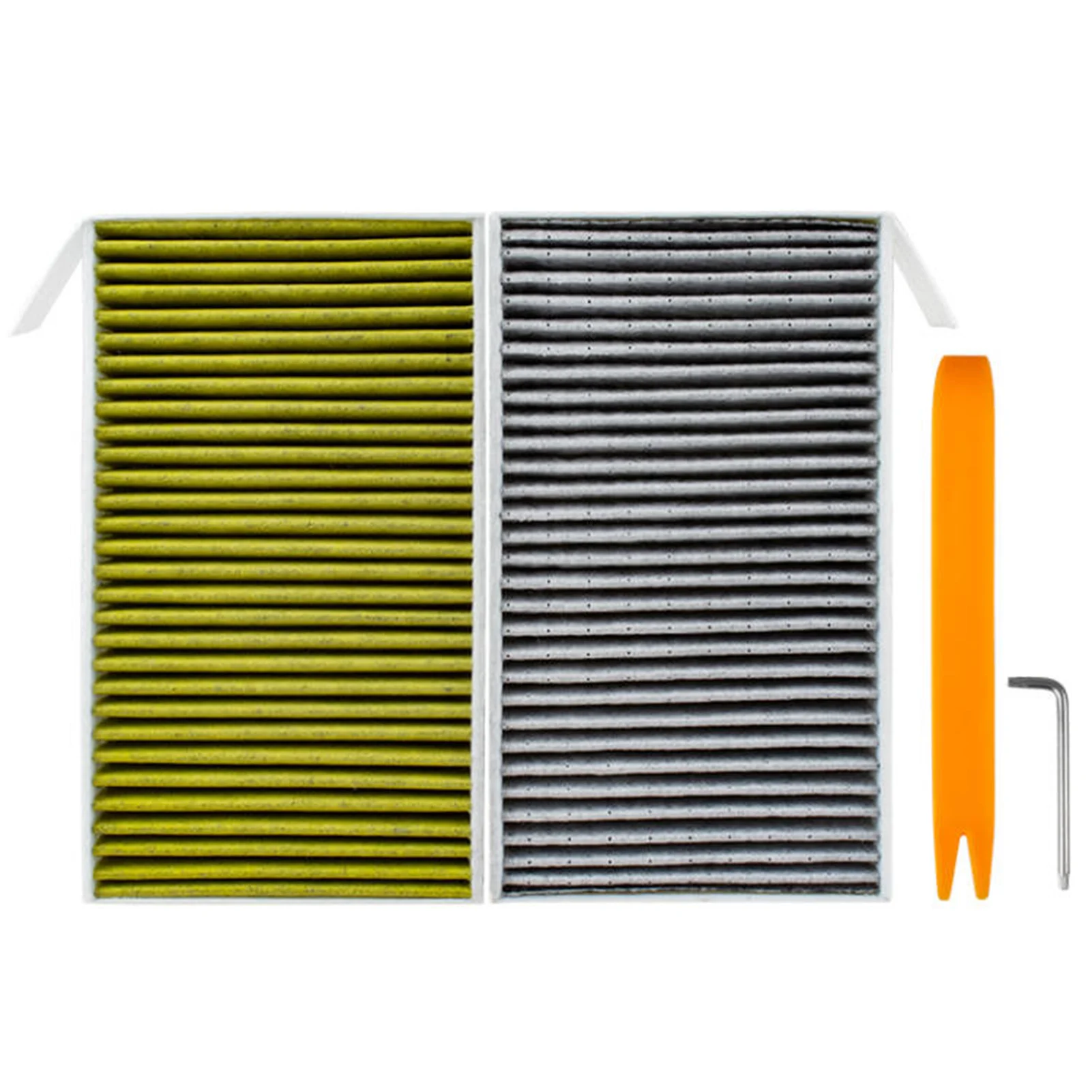 2-Pack Activated Carbon Cabin Air Filter For Tesla Model S 2012-2016 (Built 02/2012-03/2016)
