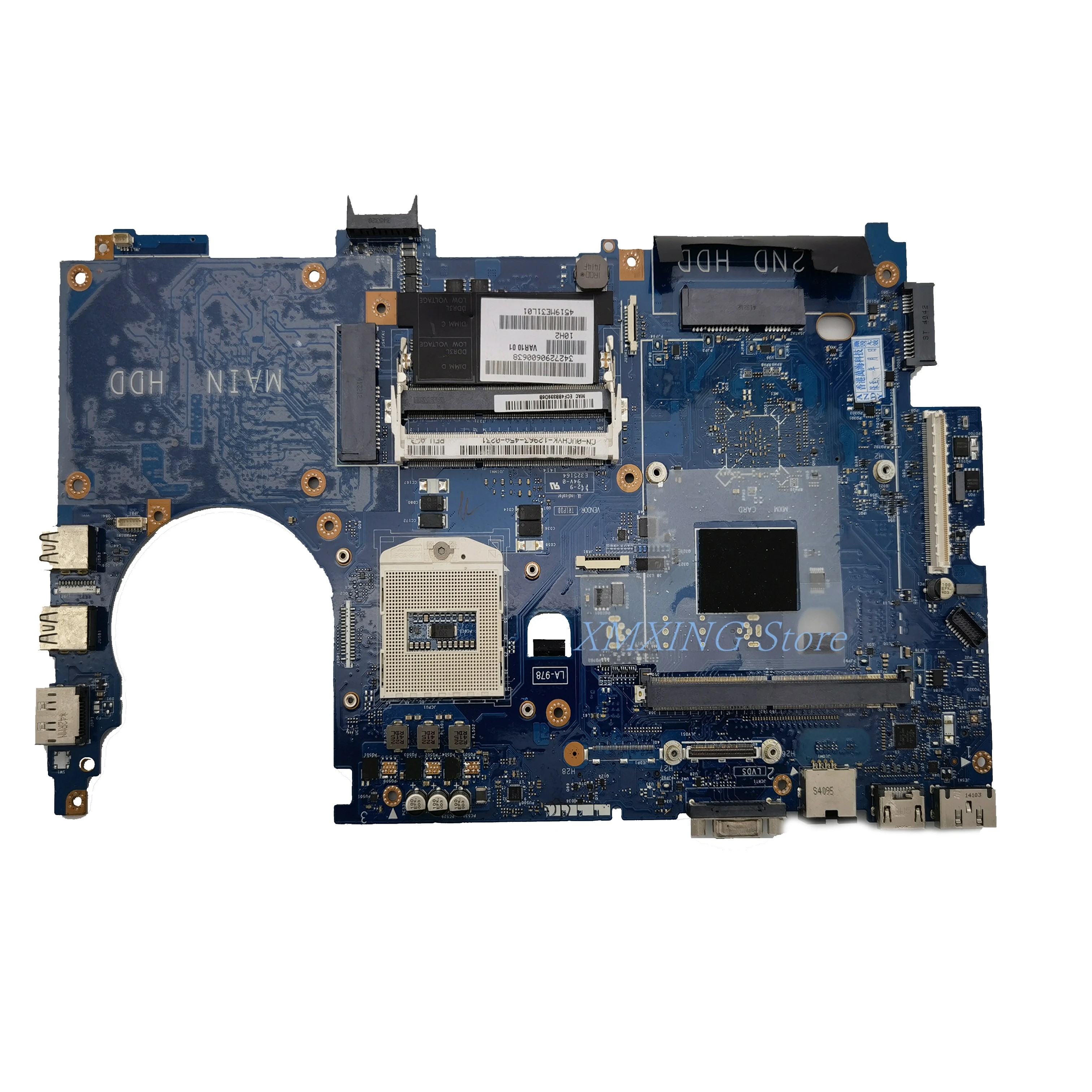 

FULCOL For DELL Latitude M6800 Laptop Motherboard LA-9781P DDR3 CN-0VCHYK 0VCHYK VCHYK Tested 100% work