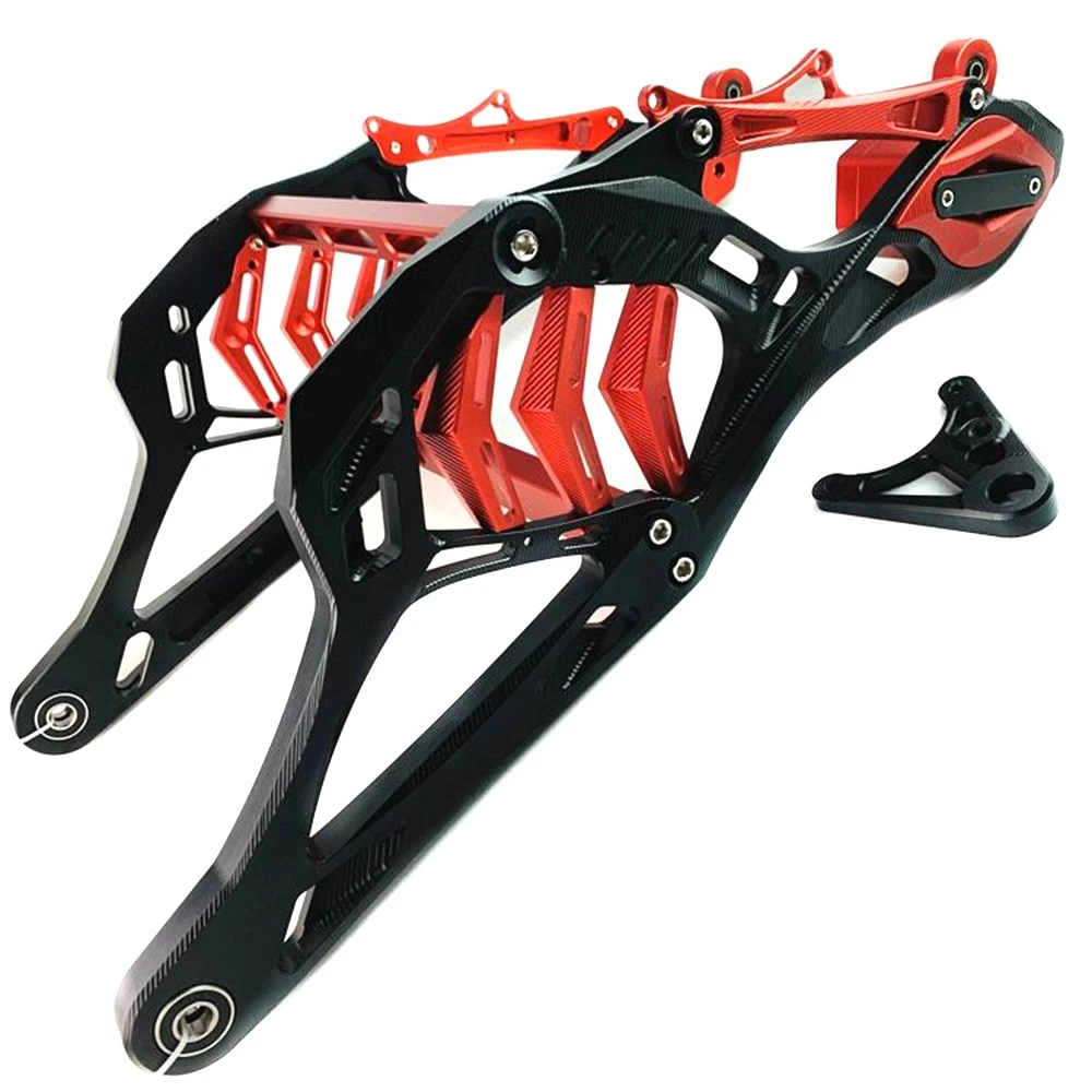 Motorcycle Rear Swing Arm 3D CNC Aluminum Alloy Spare Ribs Flat Fork For Yamaha Scooter BWS CygnusX 3 Generation Modified