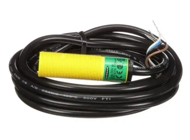 

S18SN6FF50 Sensor, S18 Series, 6.5ft cable, 4-Pin Euro, 10-30VDC, With 50mm Far Limit Cutof 28940