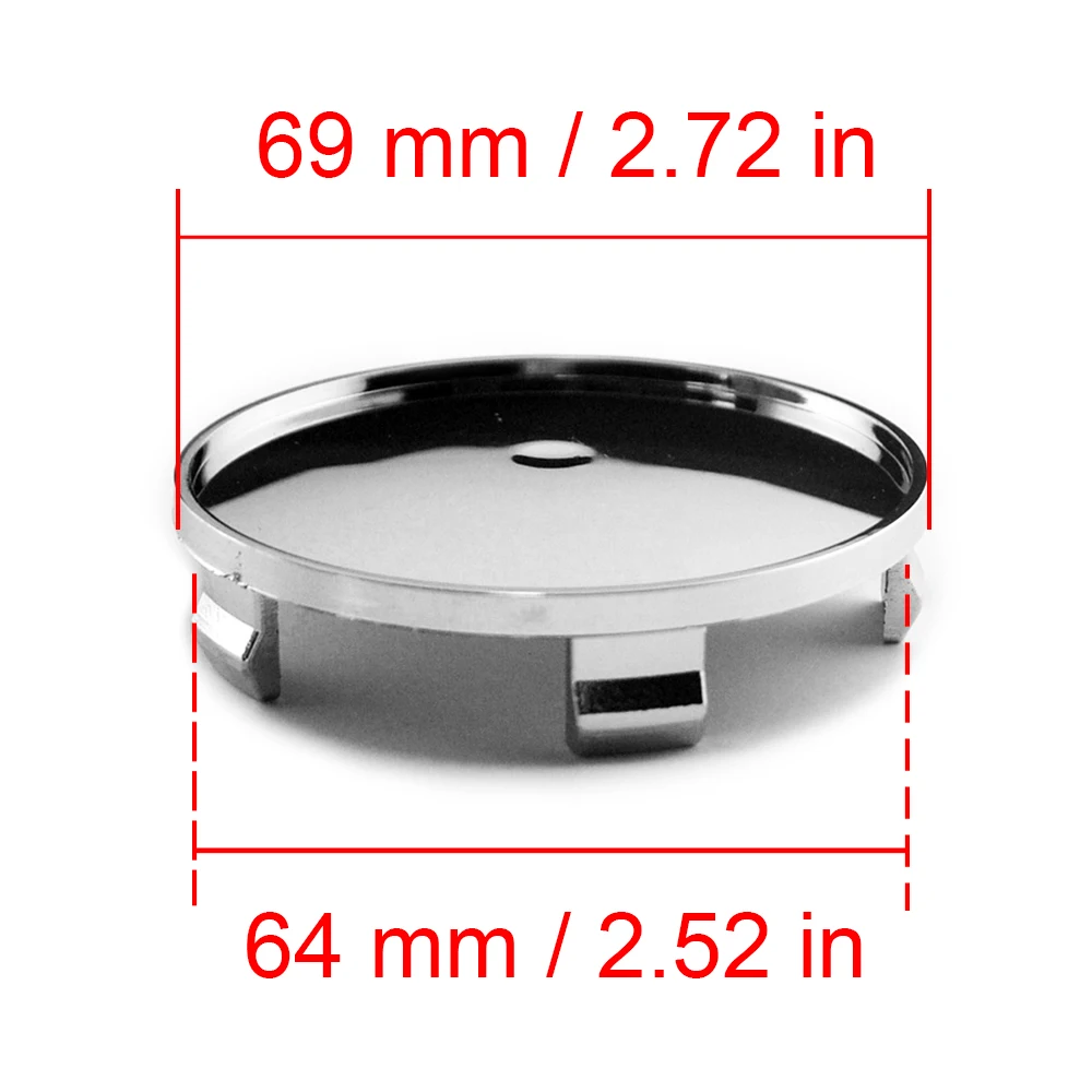 1pc 69mm 64mm Silver Car Wheel Center Cover For Rims Without Emblem Auto Tuning Hub Caps For Alloy Wheel Fit 36136783536