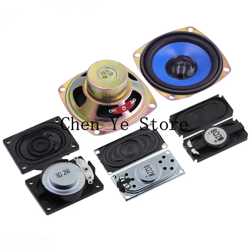 1PCS 5W 4R Loudspeaker Diameter 1635 2040 2840 Round 2W 8R 8Ohm Speakers Thickness Small Horn