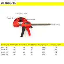 F Style Quick Grip Wood Clamp #2