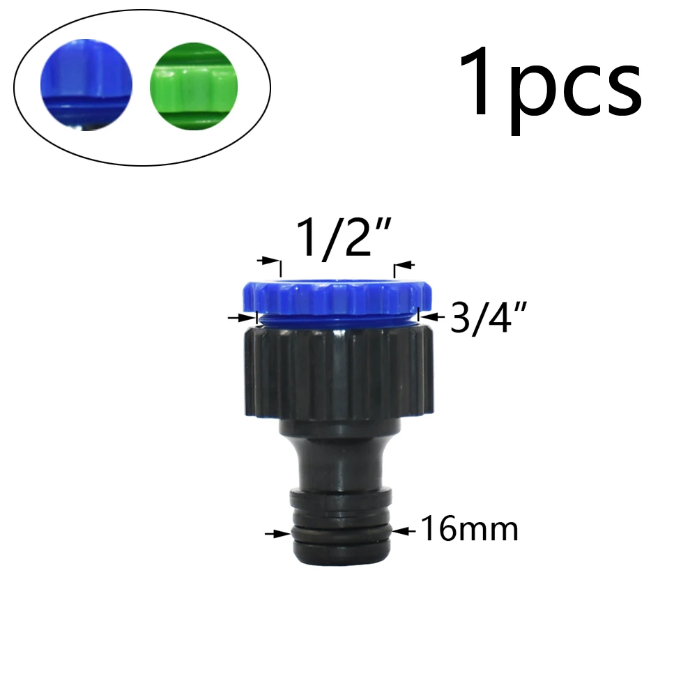 Ogród szybkie łączenie Adapter z 1/4 (ID 4mm) lub 3/8 cal (8mm) złącze kolczaste do nawadniania podlewanie ogrodu cieplarnianych