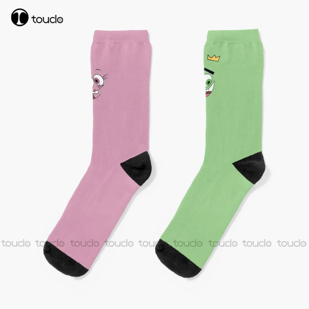 

The Fairly Oddparents - Cosmo And Wanda Socks Funny Mens Socks Personalized Custom Unisex Adult Teen Youth Socks Fashion New