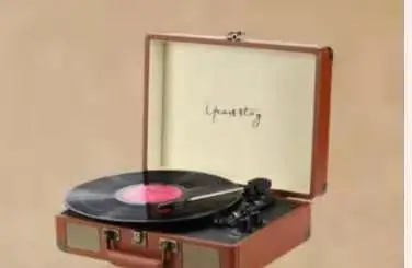vinyl turntable record player LP record BT phonograph portable speaker Bluetooth