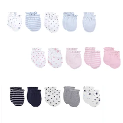 Thin Cotton 0-6 Month Baby Mittens Kids Accessories Newborn Infantil Anti-Grab Glove Foot Cover Glove